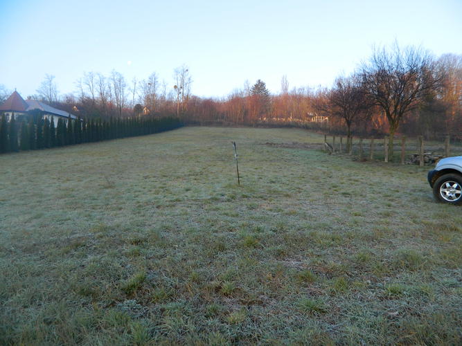 The big plot of field with panorama