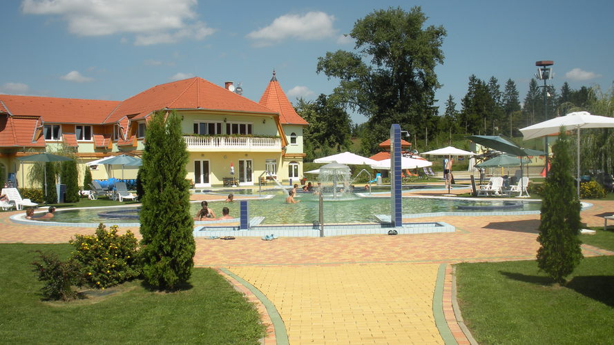 Thermal bath with the 1000 m2 of bathing-water surface and with the 100000 m2 land 