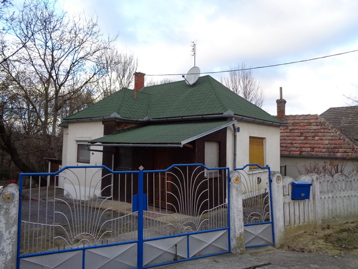A small house in the village near the water park