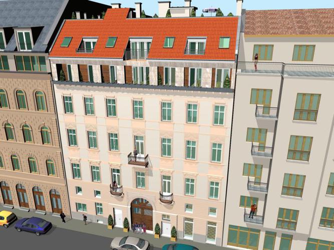 Новая двухкомнатная квартира-люкс в центре Будапешта